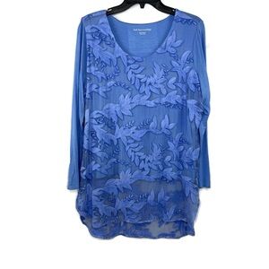 Easter Church top, Sky Blue Silk. Cute but too big for me.